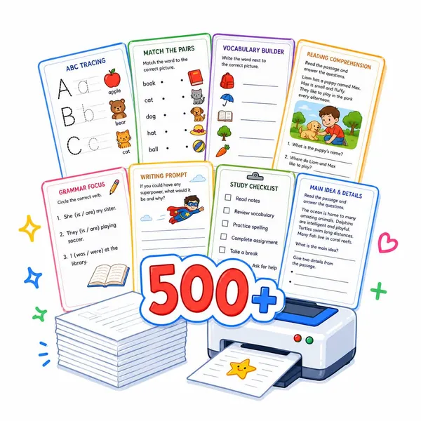 500+ Atividades Para Imprimir